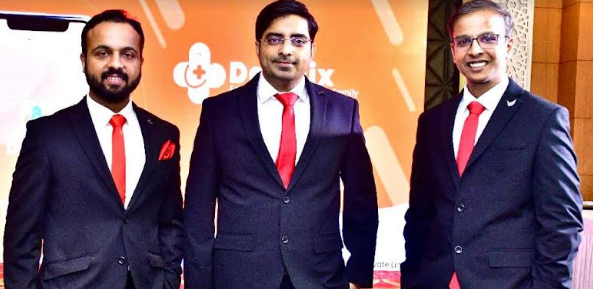 Dr Varun Garg, Dr Ajay Shukla and Aayush Garg- Co-founders, DocPlix